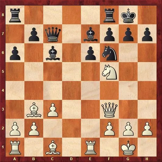 Position d'échecs — exercice tactique avancé