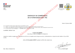 Diplôme de Premiers Secours Citoyen