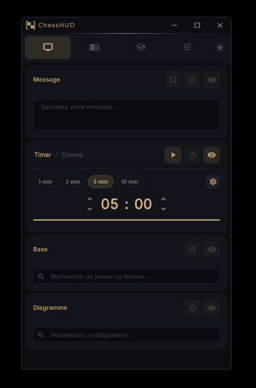ChessHUD en action sur un écran partagé